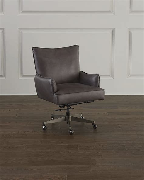 Top Grain Leather Chair | horchow.com