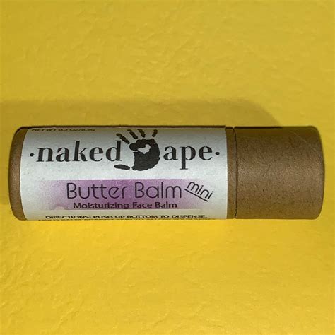 Naked Ape Butter Balm Mini Moisturizing Face Balm From Ape Brand Formerly Naked Ape Vegan