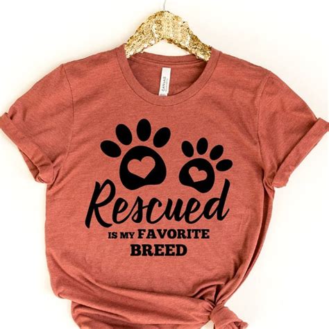 Rescue Dog T Shirt Etsy