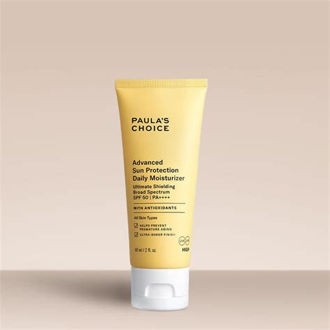 PAULA'S CHOICE | ADVANCED SUN PROTECTION DAILY MOISTURISER SPF 50 | PA – hairpharma