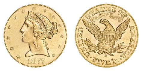 S Coronet Head Gold Half Eagle Type With Motto Liberty