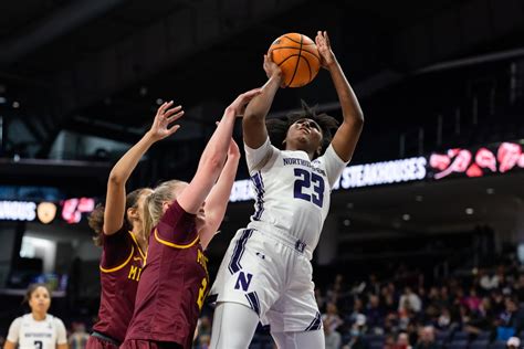 Northwestern Earns Second Conference Win Defeats Minnesota 76 62