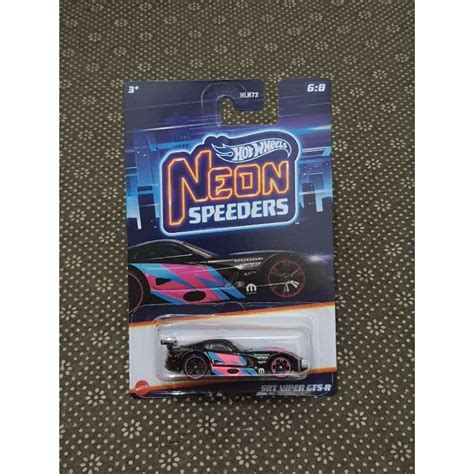 Hot Wheels SRT Viper GTS R Neon Speeders Shopee Brasil