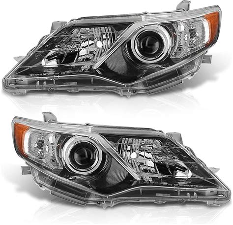 For 2012 2013 2014 Toyota Camry Projector Black Headlights Assembly LH