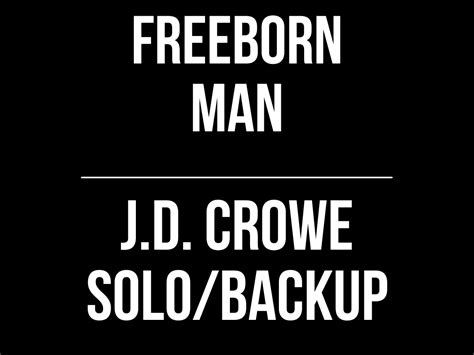 Freeborn Man // J.D. Crowe Solo – Eli Gilbert Banjo