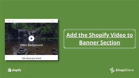 How To Add The Shopify Video To Banner Section Easily In 2024