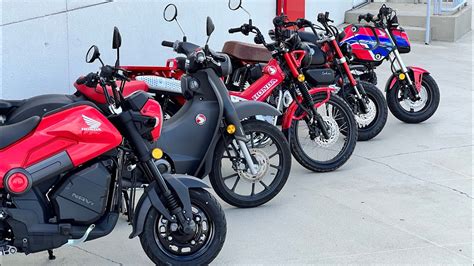 Honda Navi Vs Honda Super Cub Vs Honda Trail Vs Honda Monkey Vs