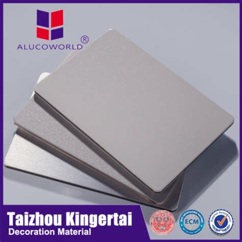 Alucoworld Exterior Decorating Aluminium Composite Panels Building Finishing Materials 4mm Acp