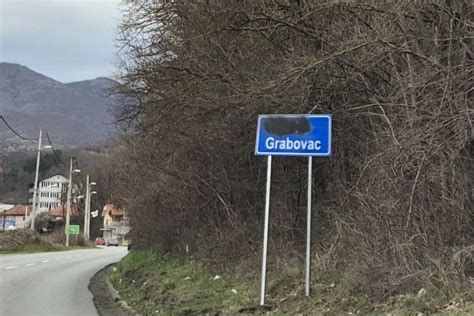 Albanian Signs Painted Over In North Kosovo