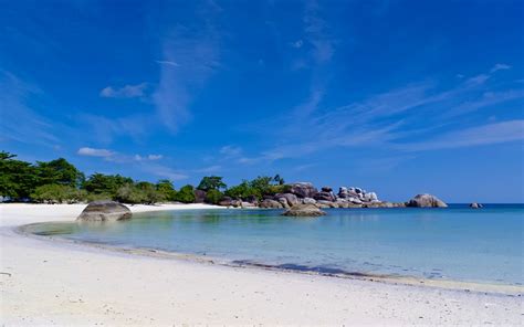 Tanjung Tinggi Beach Belitung Sumatra World Beach Guide