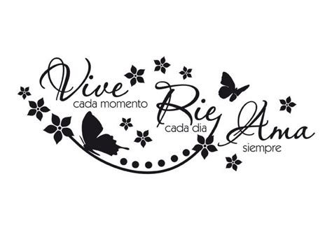 vive rie sueña ama Wall art quotes Lettering quotes African art