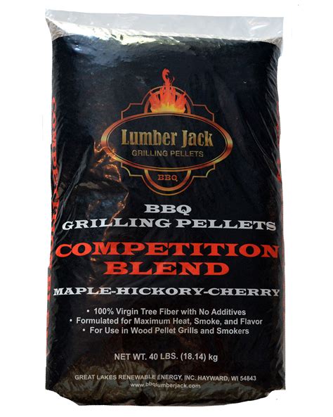 Lumber Jack Competition Blend Maple Hickory Cherry BBQ Grilling Pellets