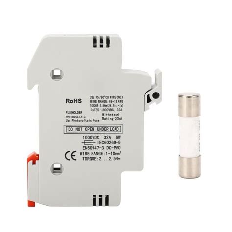 SURENHAP fusible 1000 V Disjoncteur à fusible 1P 32A 1000V DC