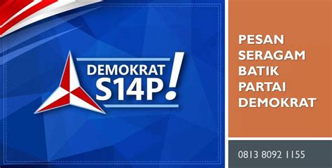 Pesan Batik Seragam Batik Partai Demokrat Pd Arnala Batik