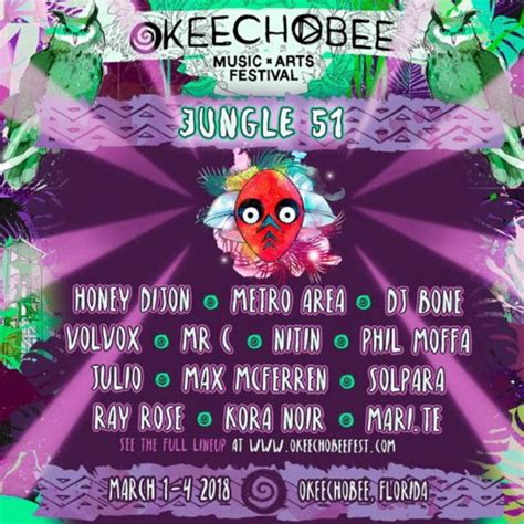 Okeechobee Music And Arts Festival Announces Jungle 51 Lineup Grateful Web