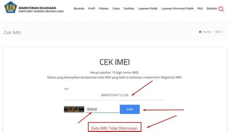 Cara Mengatasi Imei Tidak Terdaftar Di Kemenperin Bea Cukai