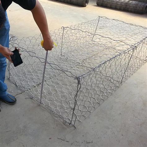 Galvanized Hexagonal Gabion Box For River Wall China Galvanized Stone