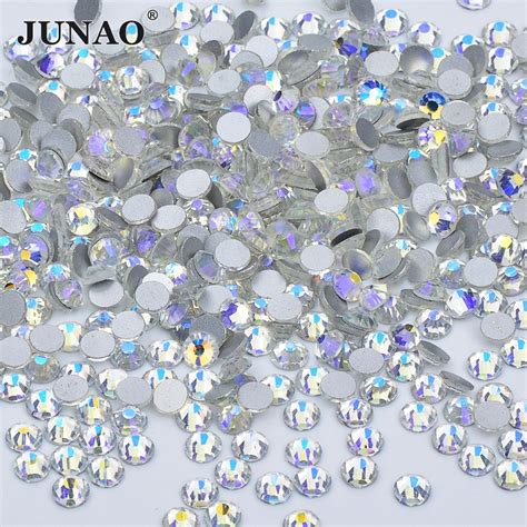 Junao Ss Night Sky Round Glass Rhinestones Applique