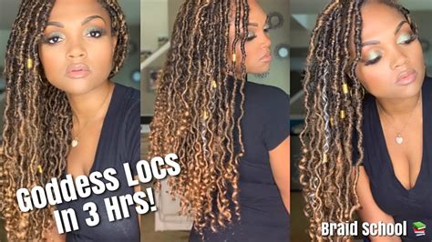 40 Diy Full Goddess Locs In Only 3 Hrs Braid School Ep 33 Youtube