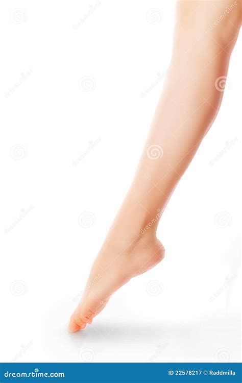 Pies Aislados Nude Imagen De Archivo Imagen De Belleza