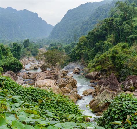 Beautiful View of the Mountains Area in North Vietnam Stock Photo ...