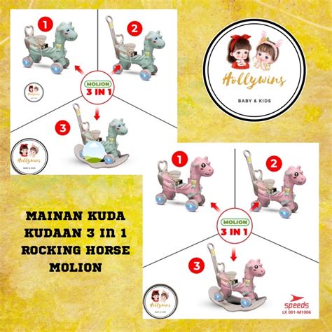 jual mainan kuda kudaan   rocking horse molion  shopee indonesia