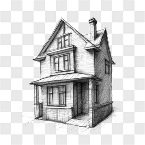 Download Basic House Sketch For Beginners Sketches Online Creative