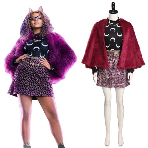 2022 Film Monster High Claudine Wolf Uniforme Cosplay Costume | Avis et Meilleur Prix