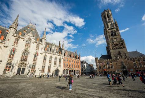 Market Square in Bruges, Belgium Editorial Photo - Image of travel ...