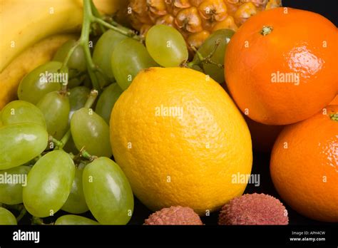 close  view   fresh fruits stock photo alamy