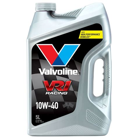 Valvoline Racing Engine Oil VR1 10W-40 5L E85 1166.05 | Automotive ...