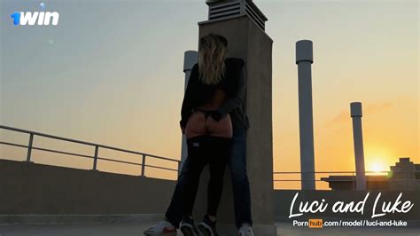 Public Fuck Fest On The Terrace Real Couple Pokes Outdoors Hottest