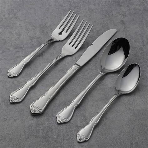 Oneida, True Rose 45-Piece Everyday Flatware Set, Service For 8 | Zola