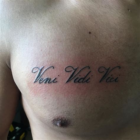 Amazing Veni Vidi Vici Tattoo Ideas That Will Blow Your Mind