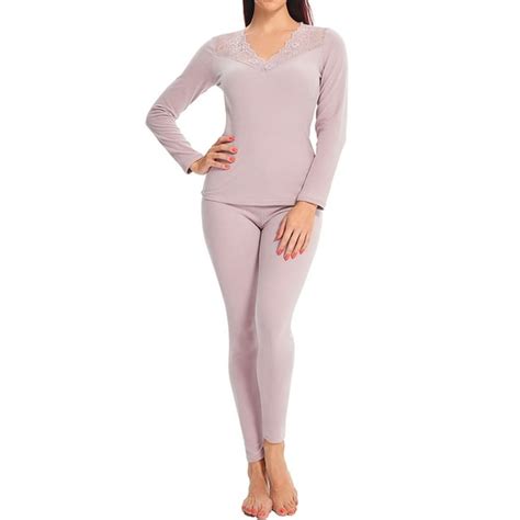 Joyshaper Thermal Underwear For Women Ultra Soft Long Johns Set With Fleece Lined Base Layer