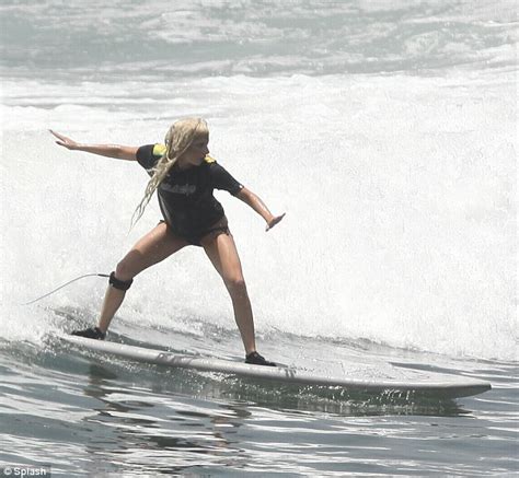 Bikini Pictures Lady Gaga Goes On A Surfin Safari