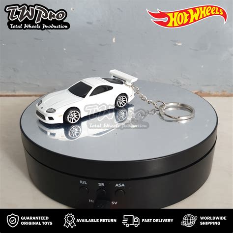 Jual GANTUNGAN KUNCI HOT WHEELS FAST AND FURIOUS TOYOTA SUPRA WHITE PUTIH KEYRING