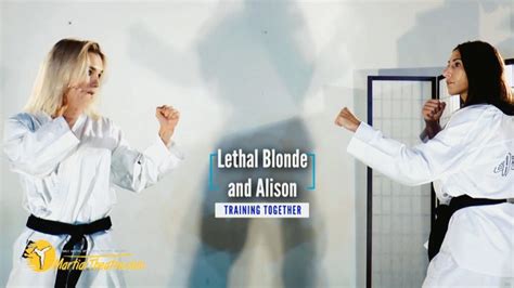 Lethal Blonde And Alison Training Together Martial Fetish Clips4sale