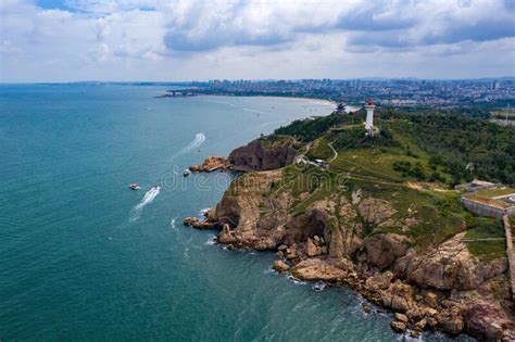 Fotograf A A Rea De La Atracci N Tur Stica De Penglai Imagen De Archivo