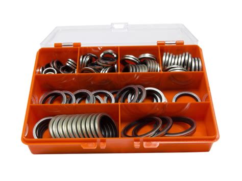 Bonded Seal Washer Kit 114 Pce Imperial