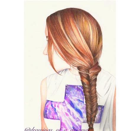 fishtail drawing hair styles art tips fishtail