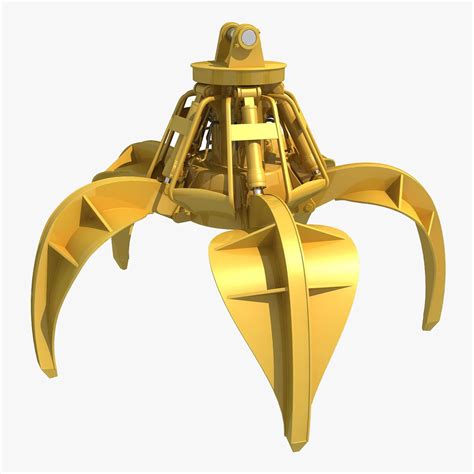 Excavator Grab 03 3d Model 39 Max Free3d