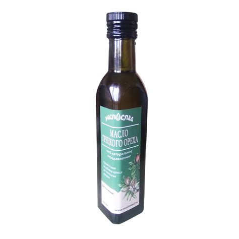 Масло грецкого ореха - Маслослад