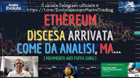 ETHEREUM Analisi Evoluta Del 30 09 Discesa Arrivata Come Da Analisi