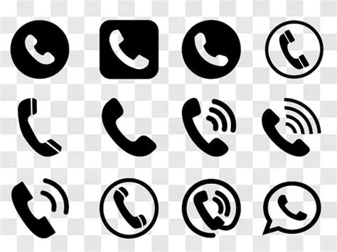 call icons set premium vector
