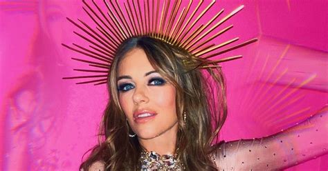 Elizabeth Hurley Stuns Fans As She Parties In Nude