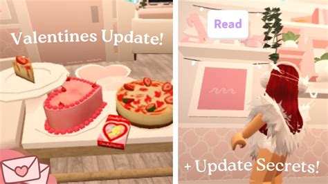 The Bloxburg Valentines Update Is Here・ Youtube