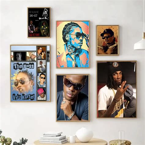 Vybz Kartel Poster Decorative Painting Canvas Poster Wall Art Living