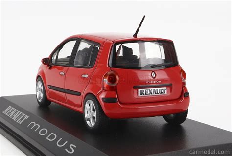 NOREV 517750 Scale 1 43 RENAULT MODUS 2001 CORAL RED