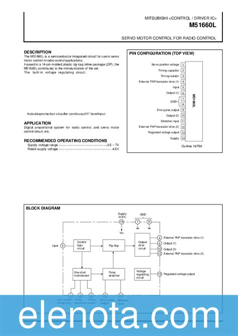 M L Datasheet Pdf Kb Mitsubishi Pobierz Z Elenota Pl